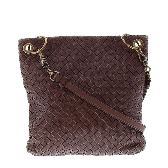 Bottega Veneta Intrecciato Leather Crossbody Bag